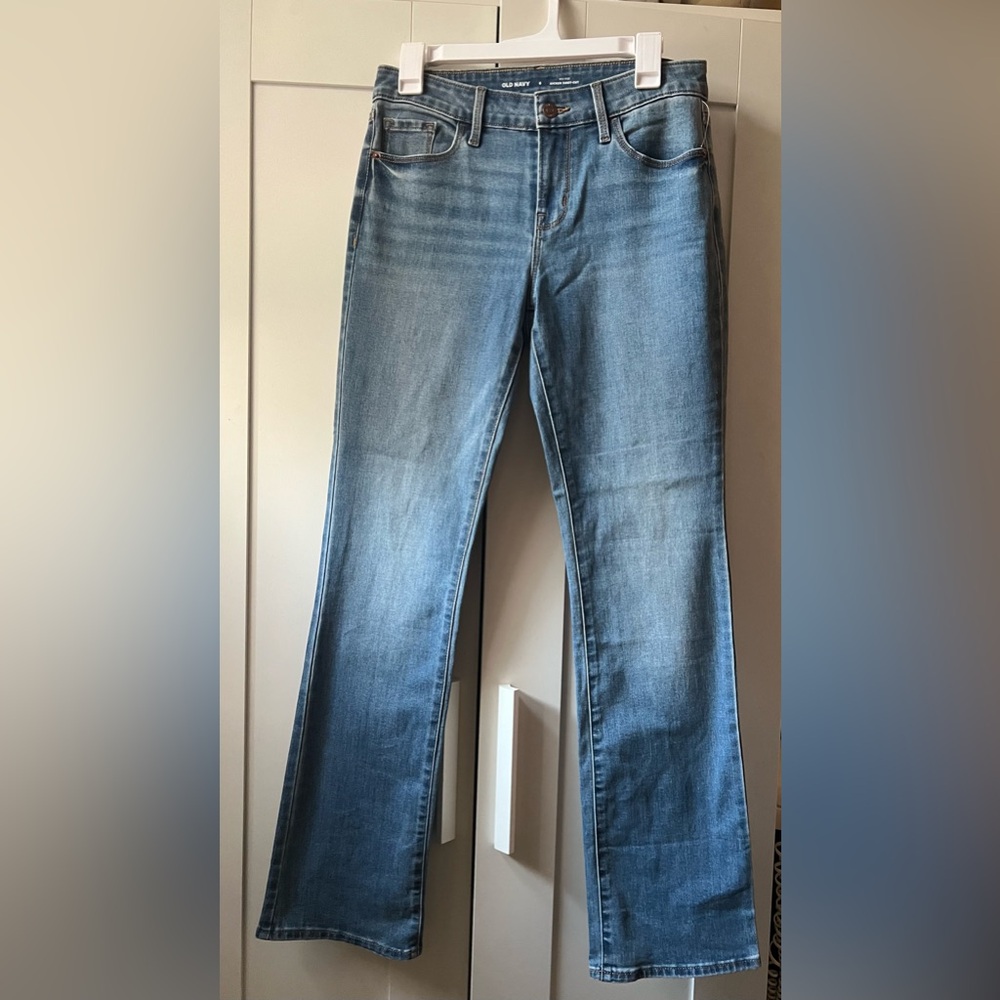 Old Navy Blue Jeans Kicker Bootcut Size 6
